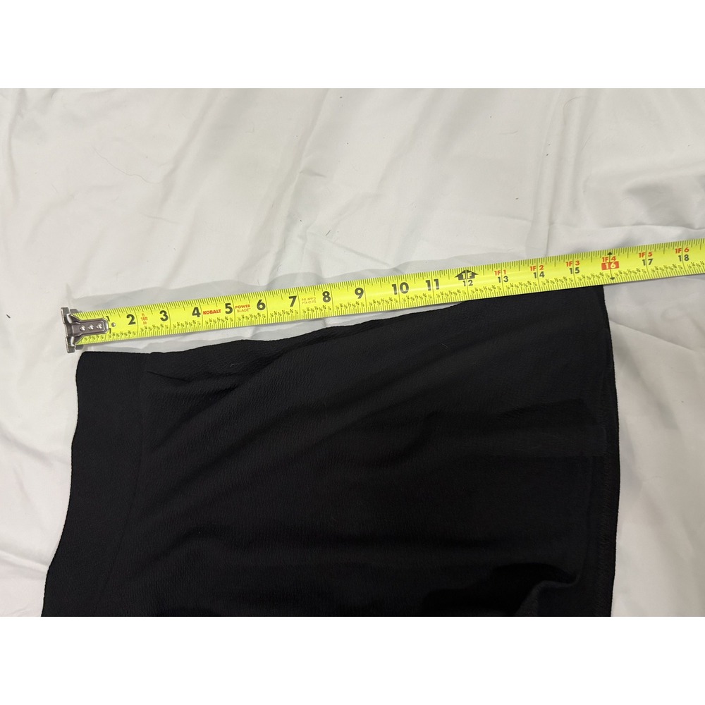 Urban Coco Black Skort Womens Size M High Rise Mini Elastic Waistband Flared - Picture 8 of 8